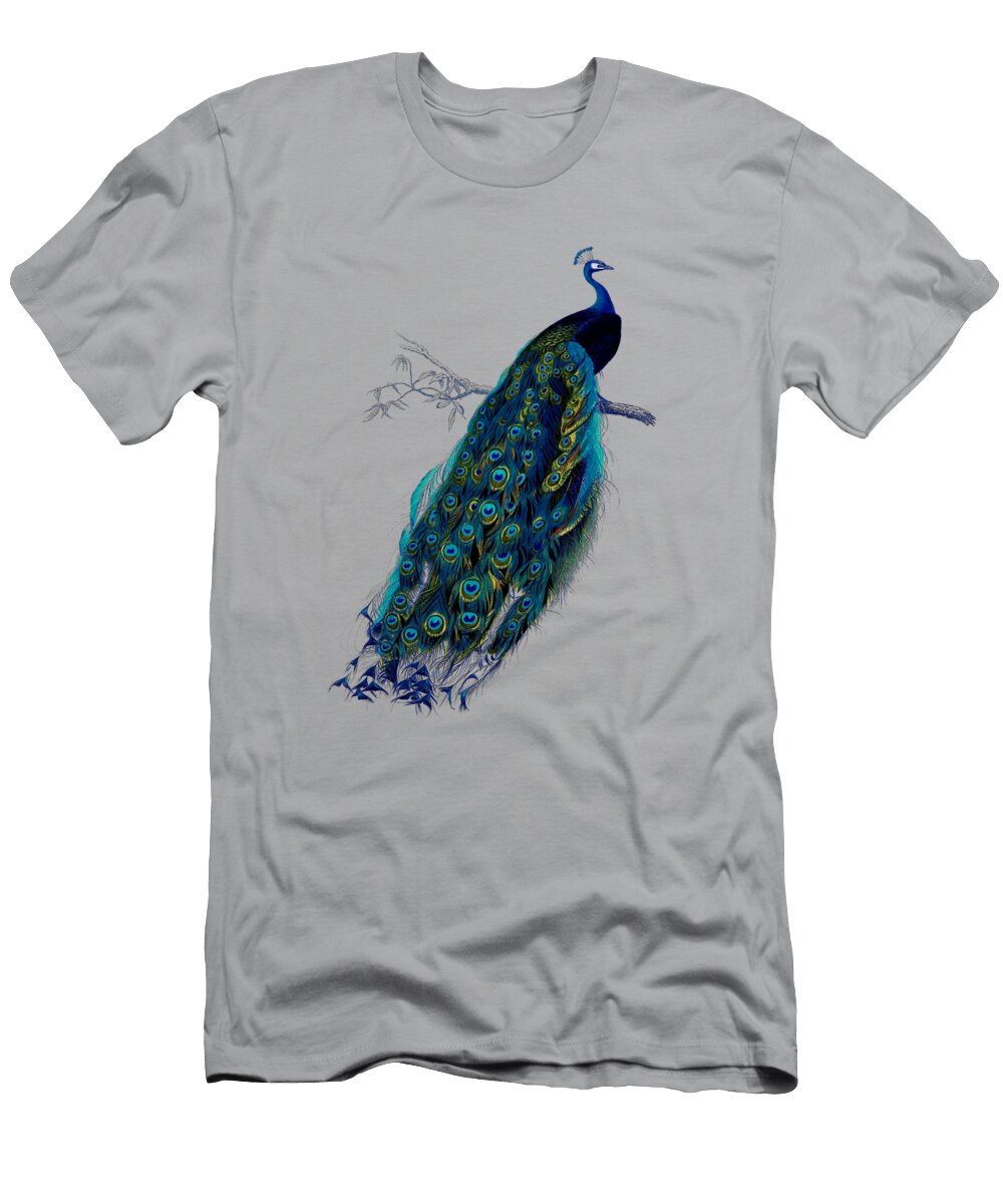 Graceful Peacock Madame Memento T-Shirt