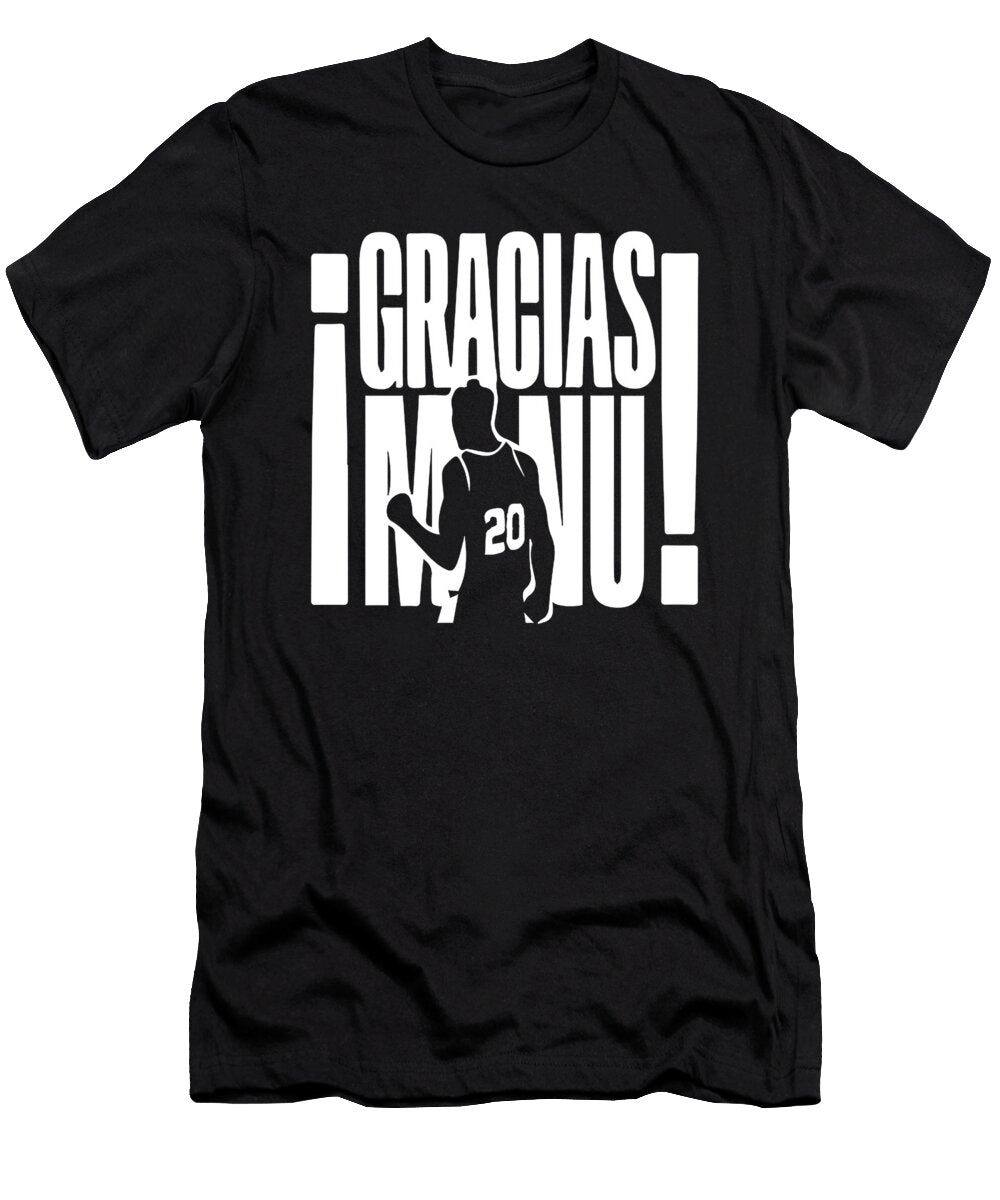 Gracias Manu Brandy Fowler T-Shirt