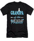 Grandpa of the Birthday Princess Llamazing Girl Llama Party Design Art Grabitees T-Shirt