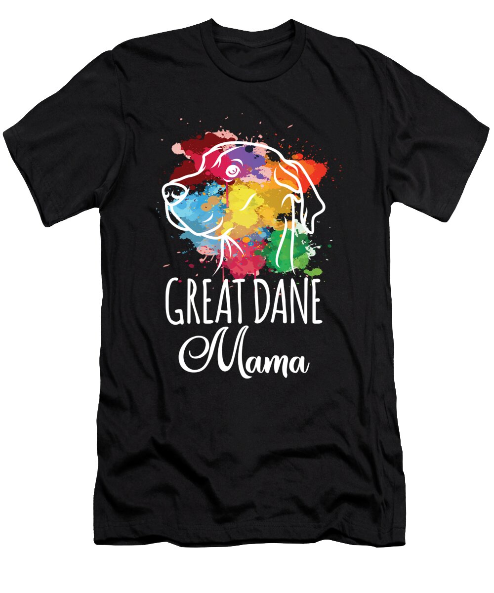 Great Dane Mama Grandma Animal Pet Dog Lover Gift Haselshirt T-Shirt