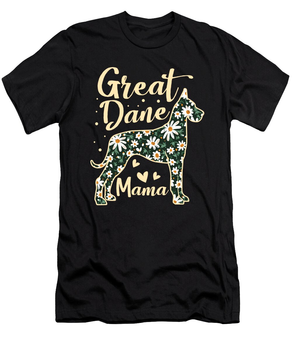 Great Dane Mom Mama Grandma Animal Pet Dog Lover Haselshirt T-Shirt