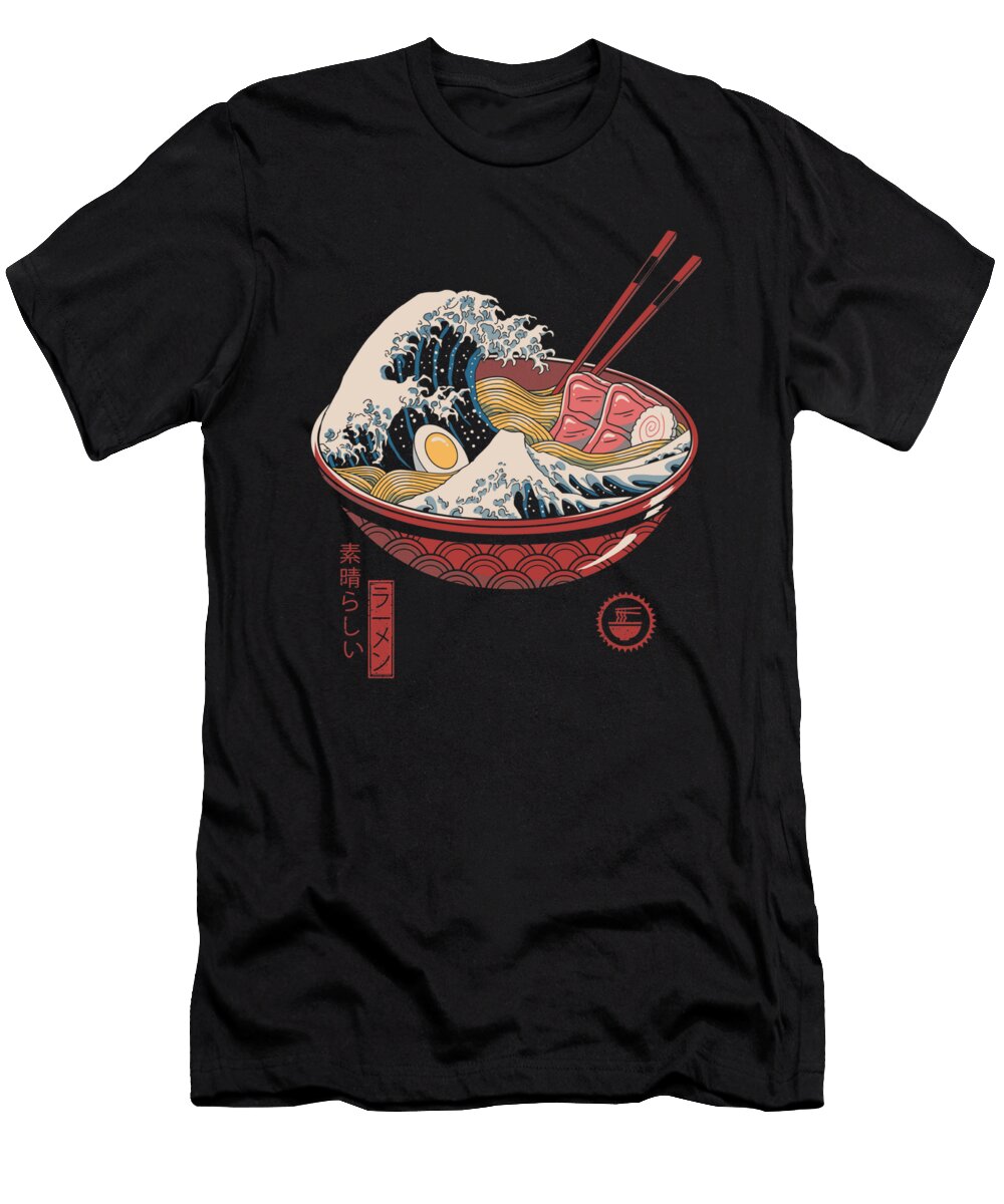 Great Ramen Wave Lambert Block T-Shirt