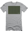 Green and Black Vertical Stripe Diamond Pattern Petite Pattern Minimal Graphic Designs T-Shirt