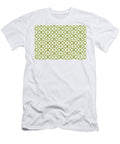 Green and White Art Decor Geometric Shape Pattern Petite Pattern Minimal Graphic Designs T-Shirt