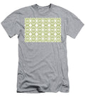 Green and White Geometric Striped Pattern Petite Pattern Minimal Graphic Designs T-Shirt