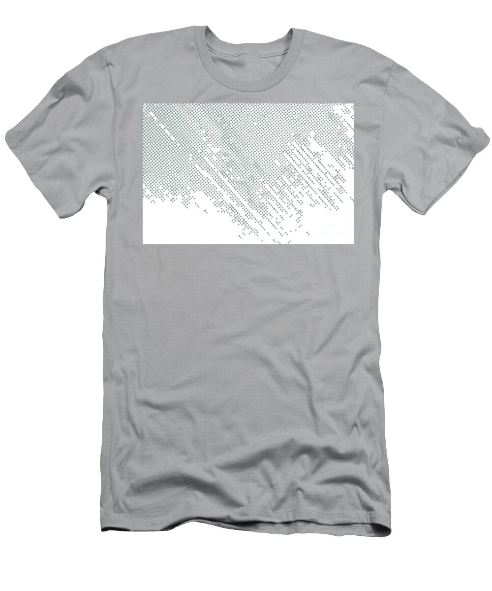Green and White Polka Dot Abstract Pattern Petite Pattern Minimal Graphic Designs T-Shirt