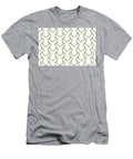 Green and White Tessellation Line Pattern 11 Petite Pattern Minimal Graphic Designs T-Shirt