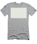 Green and White Wavy Tessellation Line Pattern Petite Pattern Minimal Graphic Designs T-Shirt