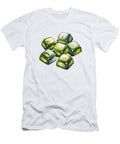Green Gem Cubes Arrangement Joanna Redesiuk T-Shirt