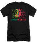 Green Hearted Avocado Vegan Design Licensed Art T-Shirt