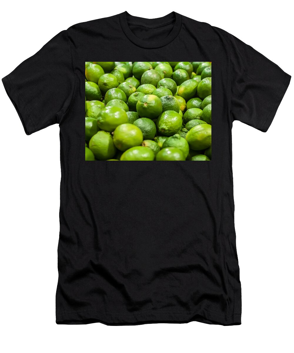 Green Lemon on Display At Farmers Market Alexandr Grichenko T-Shirt