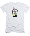 Green Matcha Bubble Tea Doodle Vivid Orchid Designs T-Shirt