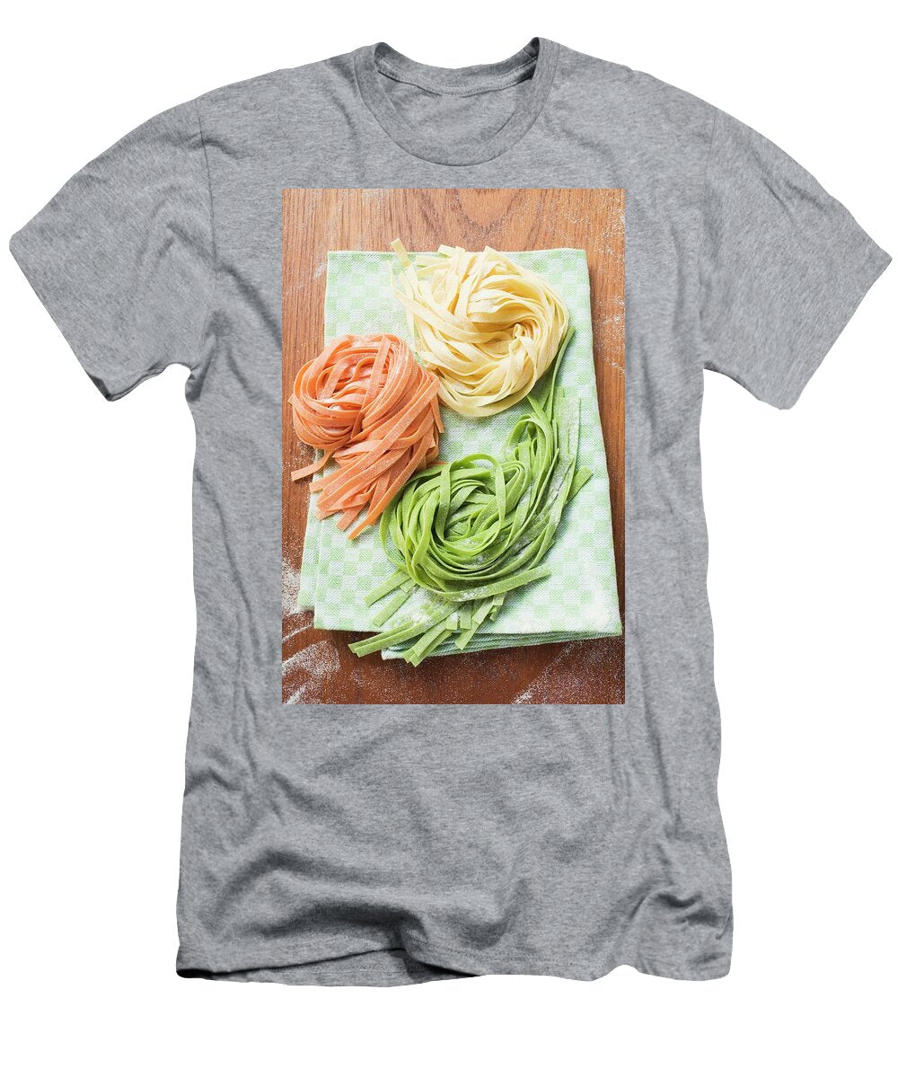 Green Red and White Ribbon Pasta Foodcollection T-Shirt