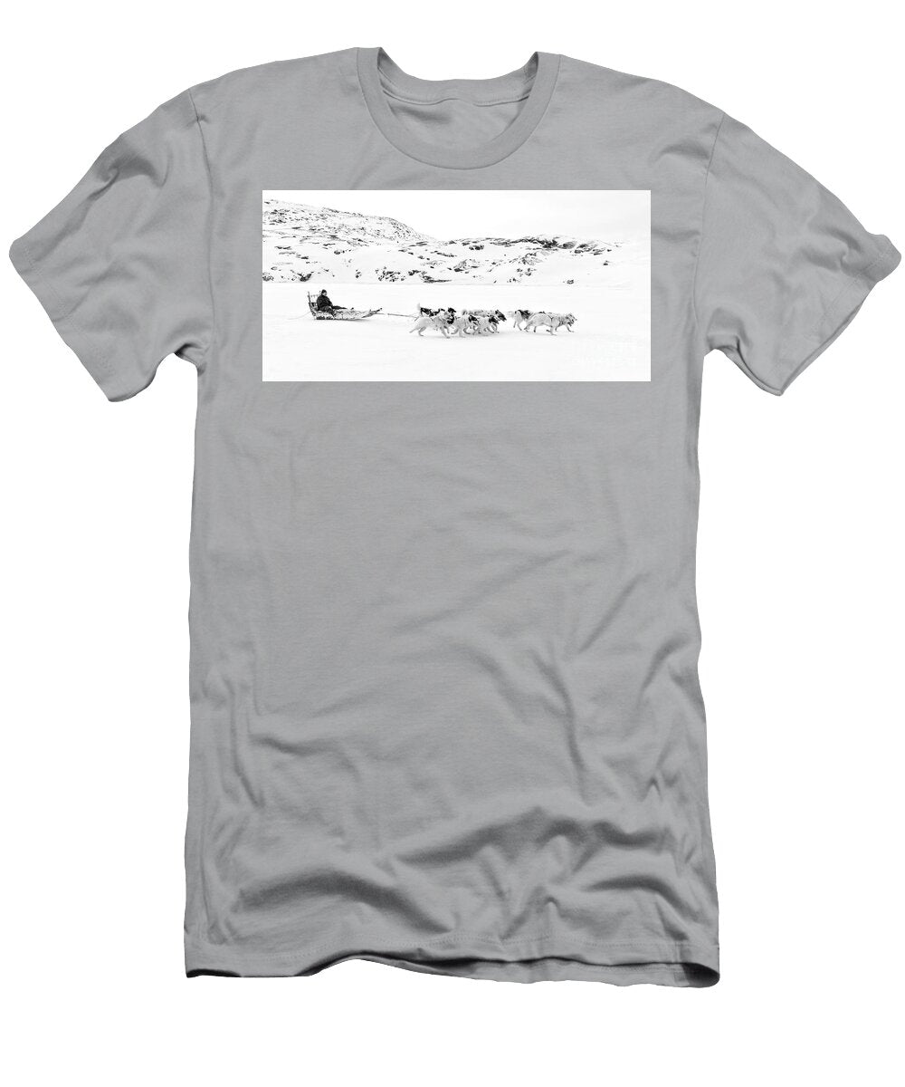 Greenland Dog Sled Janet Burdon T-Shirt