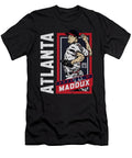 Greg Maddux Atlanta Sports Card Ihsan Sirin T-Shirt