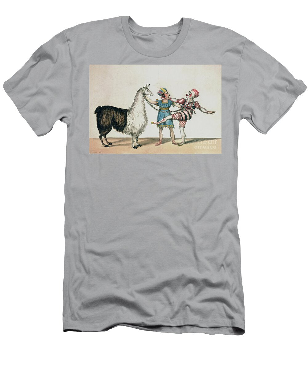 Grimaldi and the Alpaca in the Popular Pantomime of the Red Dwarf Pub 1813 in London John Norman T-Shirt