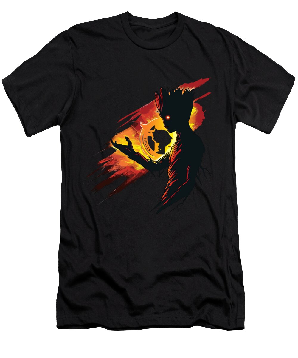 Groot Vs Chiefs Logo Champ Challenge Commences Mizorey T-Shirt