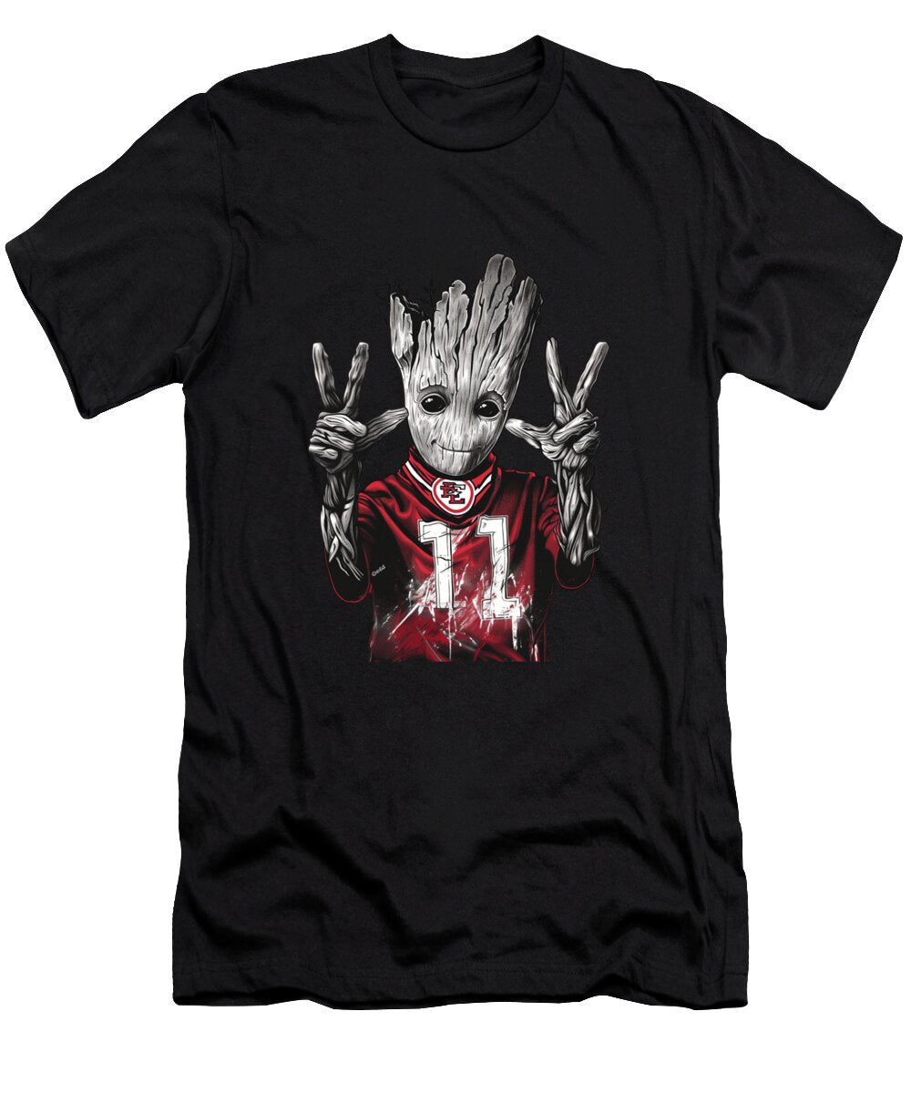 Groot Vs Chiefs Logo Championship Charm Contest Mizorey T-Shirt
