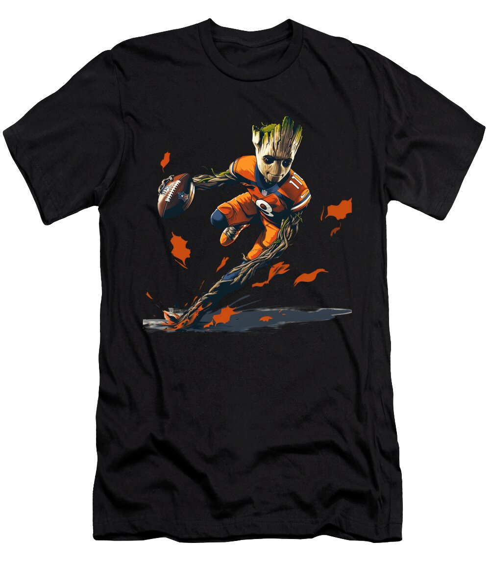 Groot Vs Chiefs Logo Chiefs Charge Challenges Mizorey T-Shirt