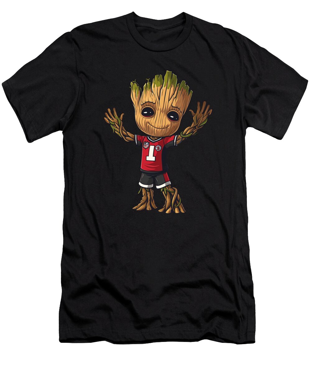 Groot Vs Chiefs Logo Clash Courage Challenge Mizorey T-Shirt