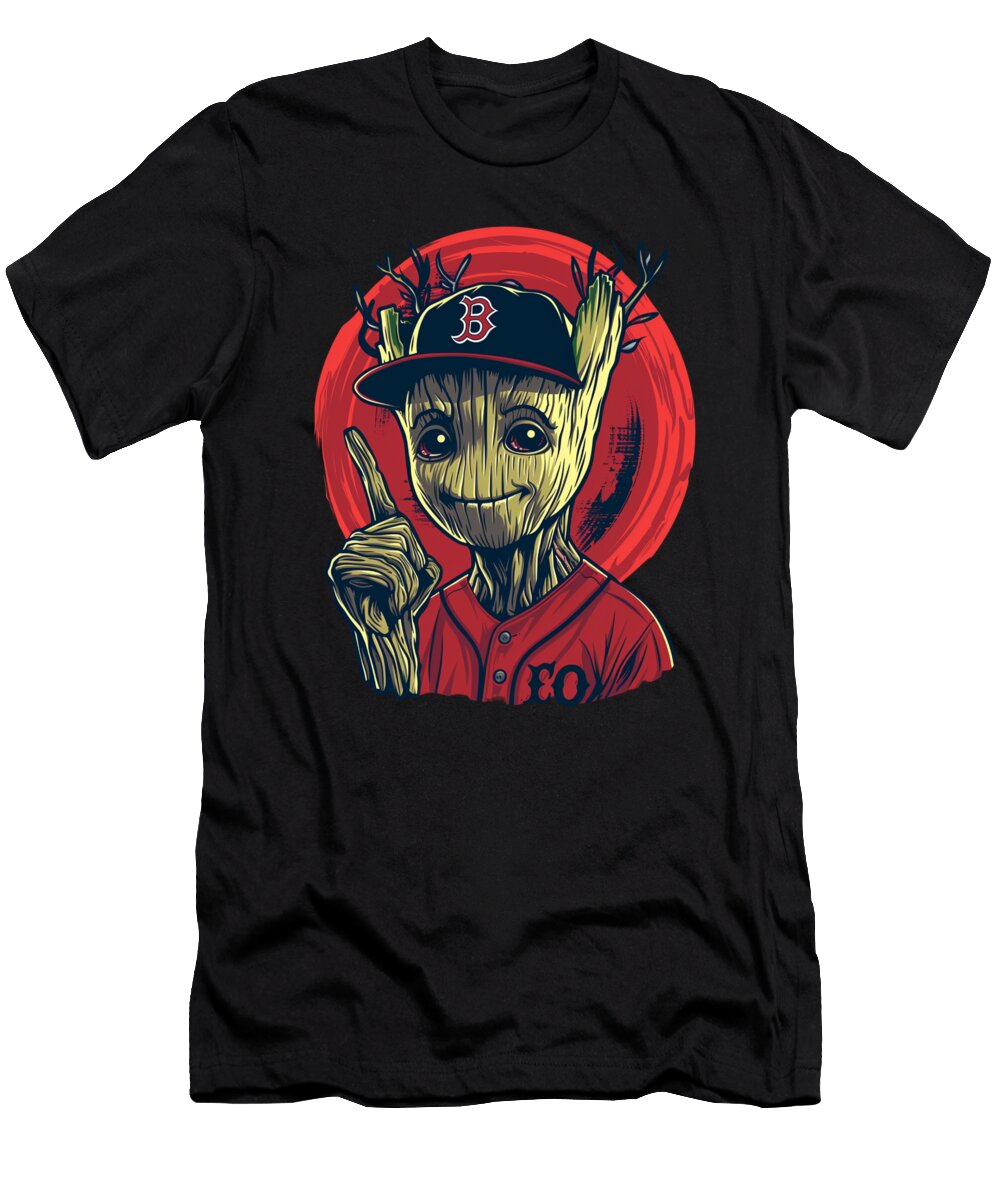 Groot Vs Chiefs Logo Crests Clash Celebrate Mizorey T-Shirt