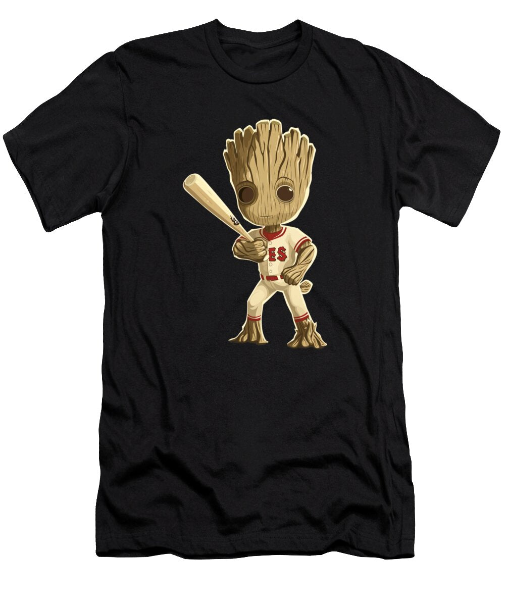 Groot Vs Chiefs Logo Culture Crossover Mizorey T-Shirt
