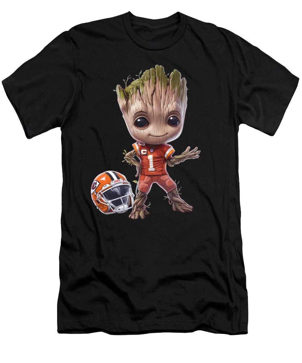 Groot Vs Chiefs Logo Emblems At War Mizorey T-Shirt