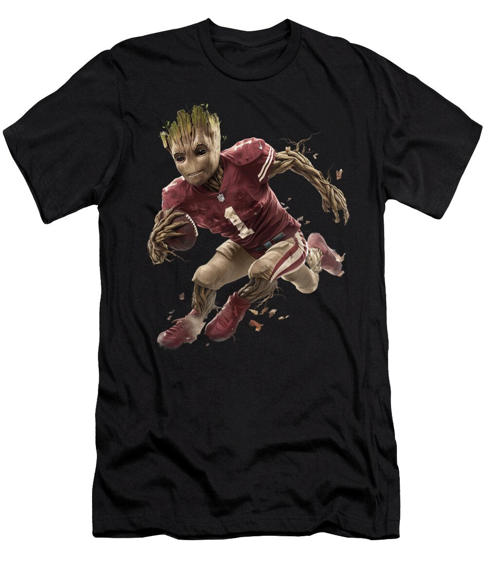 Groot Vs Chiefs Logo Fantasy Football Fusion Mizorey T-Shirt