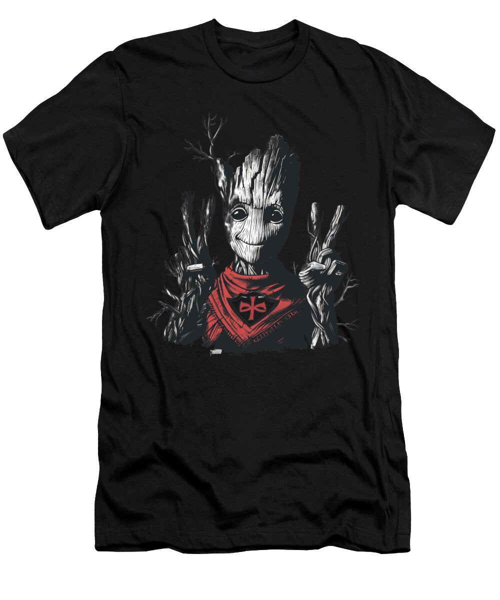 Groot Vs Chiefs Logo Football Fights Fiction Mizorey T-Shirt