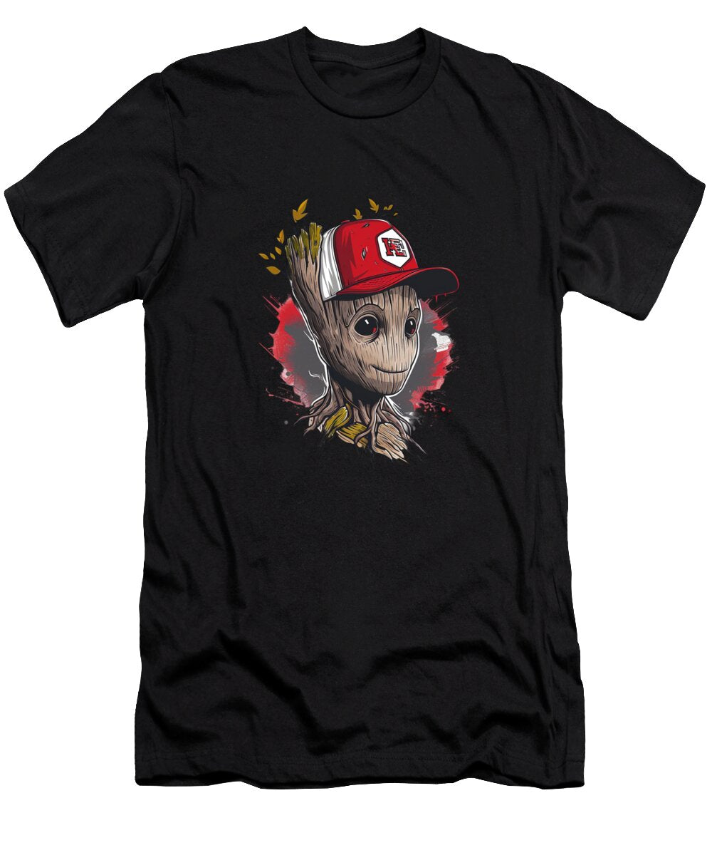 Groot Vs Chiefs Logo Graphic Tussle Mizorey T-Shirt