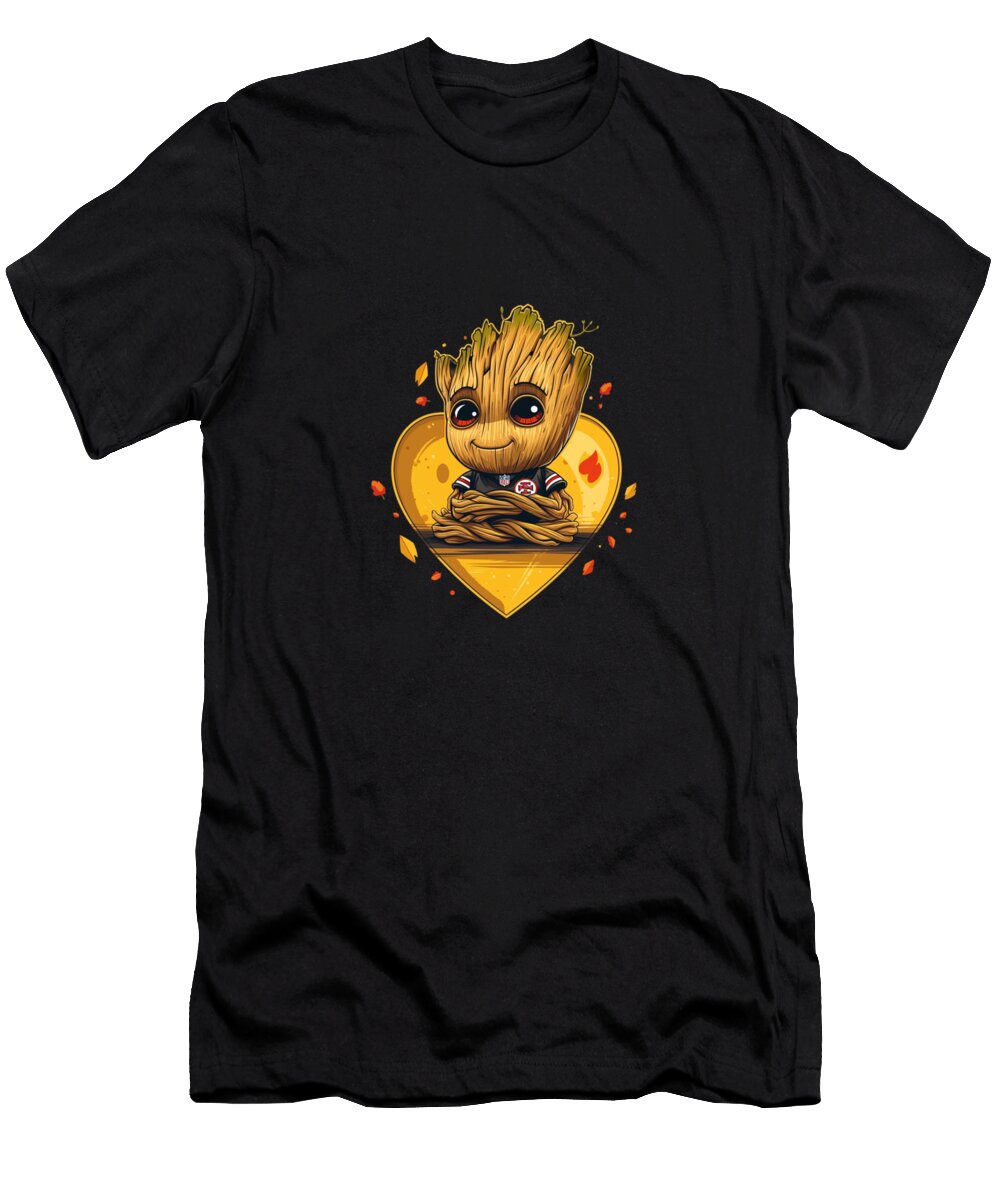 Groot Vs Chiefs Logo Graphics Grand Game Mizorey T-Shirt
