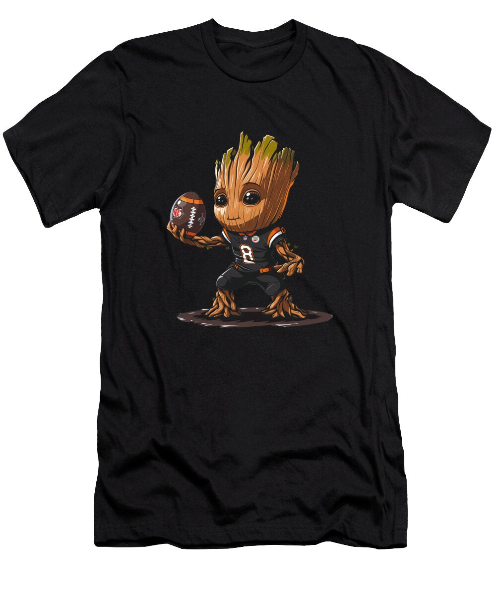 Groot Vs Chiefs Logo Guardian Tackles Mizorey T-Shirt