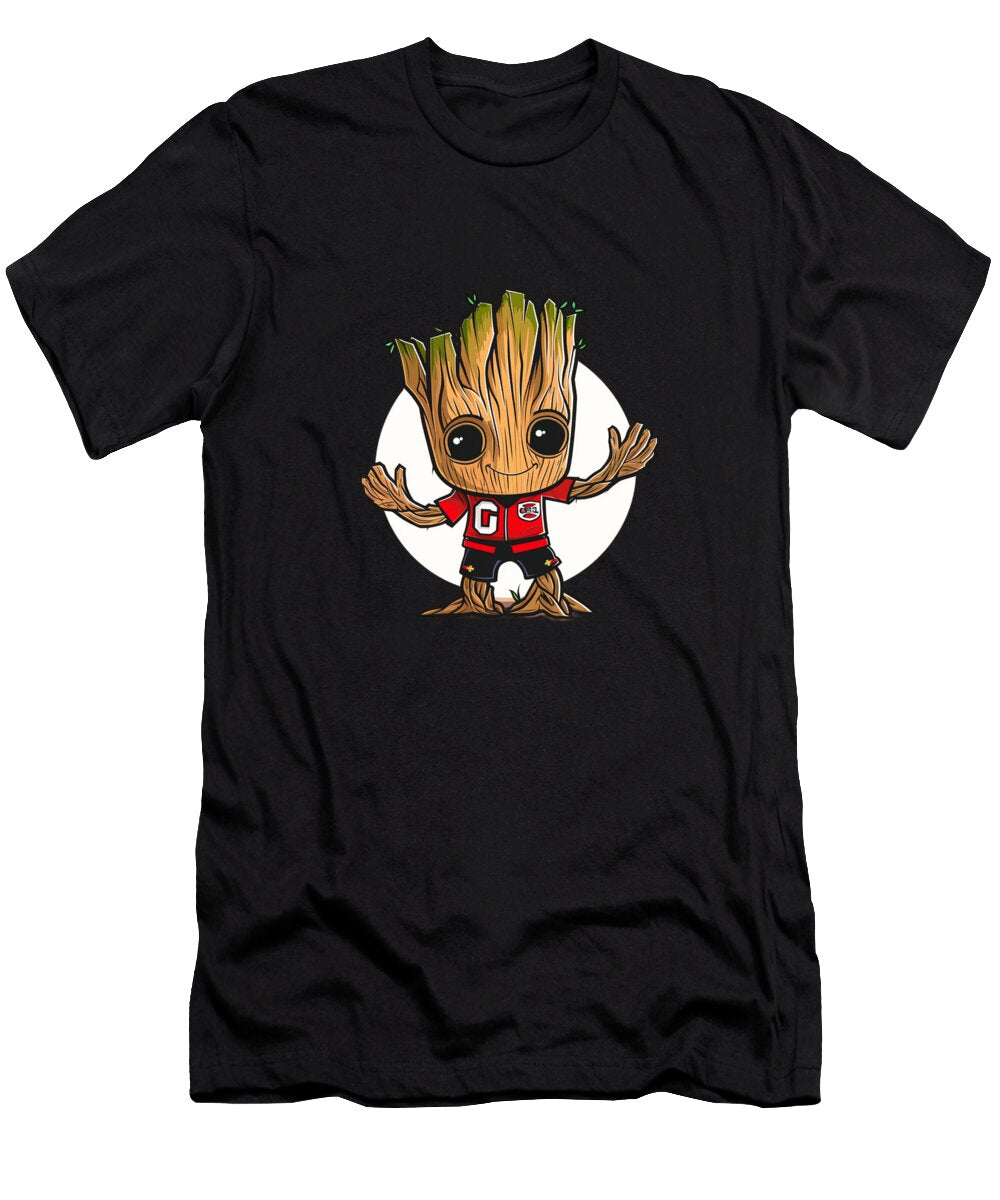 Groot Vs Chiefs Logo Heraldry Heroes Hustle Mizorey T-Shirt