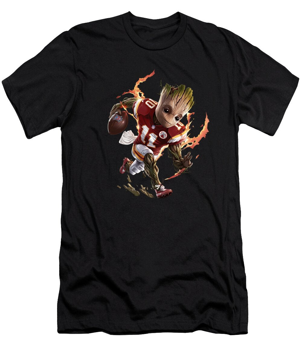 Groot Vs Chiefs Logo Icons Ideals Interact Mizorey T-Shirt