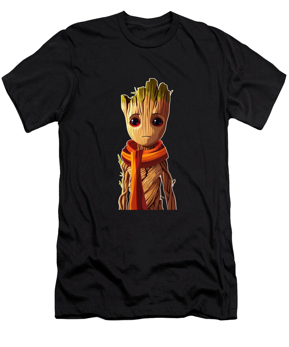Groot Vs Chiefs Logo Icons Invoke Intrigue Mizorey T-Shirt