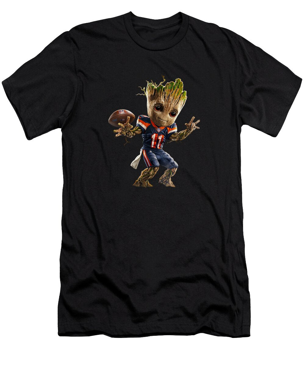 Groot Vs Chiefs Logo Image Impact Incident Mizorey T-Shirt