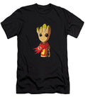 Groot Vs Chiefs Logo Insignias in Intense Mizorey T-Shirt