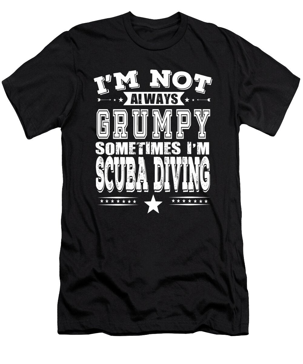 Grumpy Scuba Diving Lover Gift Dusan Vrdelja T-Shirt