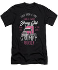 Grumpy Trucker Girl Truck Driver Women Once a Sweet Girl Thomas Larch T-Shirt