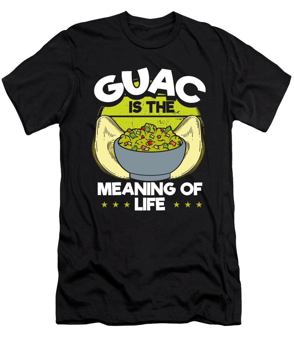 Guac Meaning of Life Avocado Lover Raphaelartdesign T-Shirt