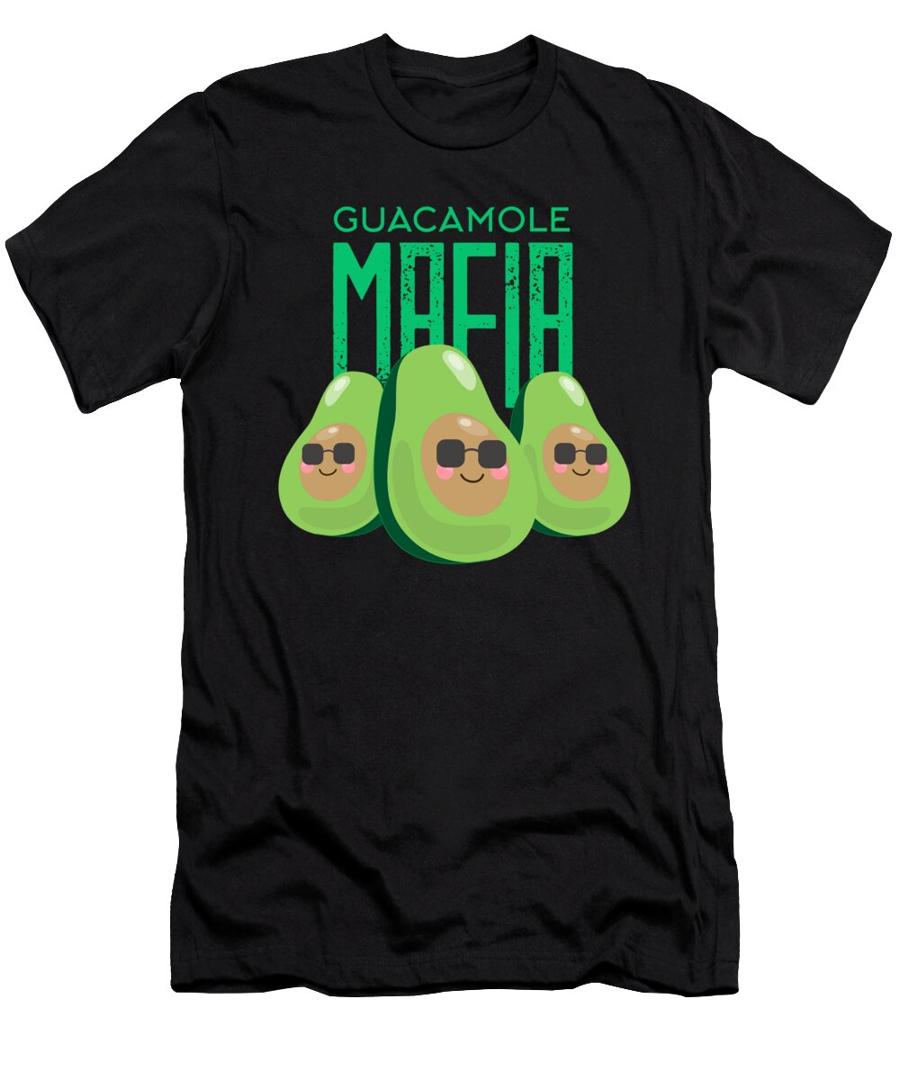 Guacamole Mafia Avocado Dip Spread Mexico Salad Mexican Cuisine Gift Thomas Larch T-Shirt