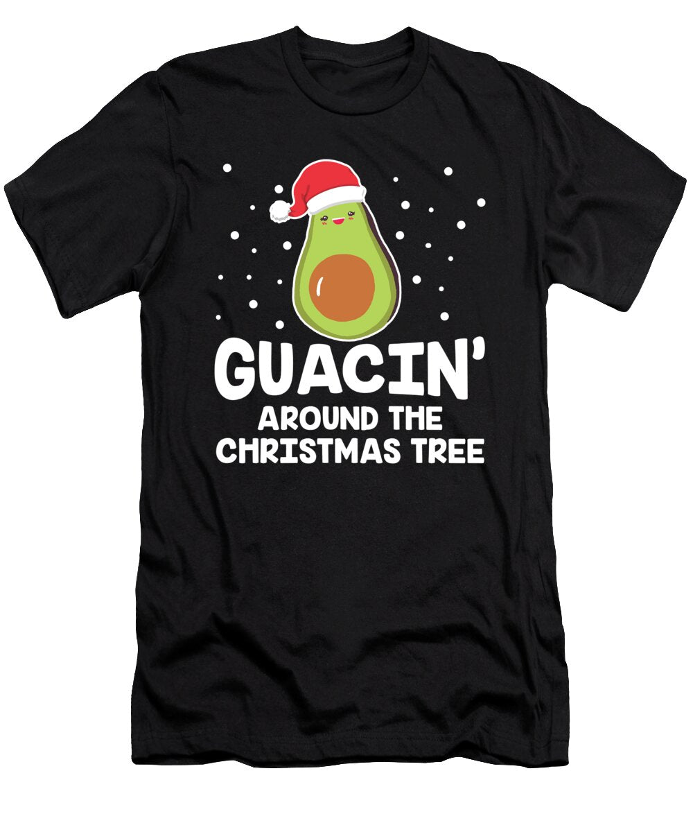 Guacin Around the Christmas Tree Mexican Navidad Gift Haselshirt T-Shirt