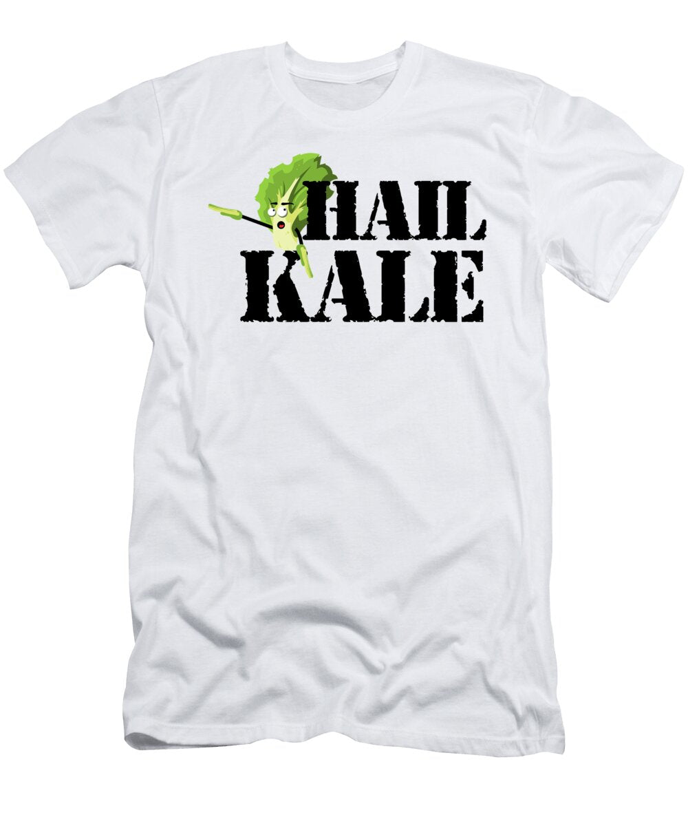 Hail Kale Kale Art for Vegans Vegetarians on Diet Light Nikita Goel T-Shirt