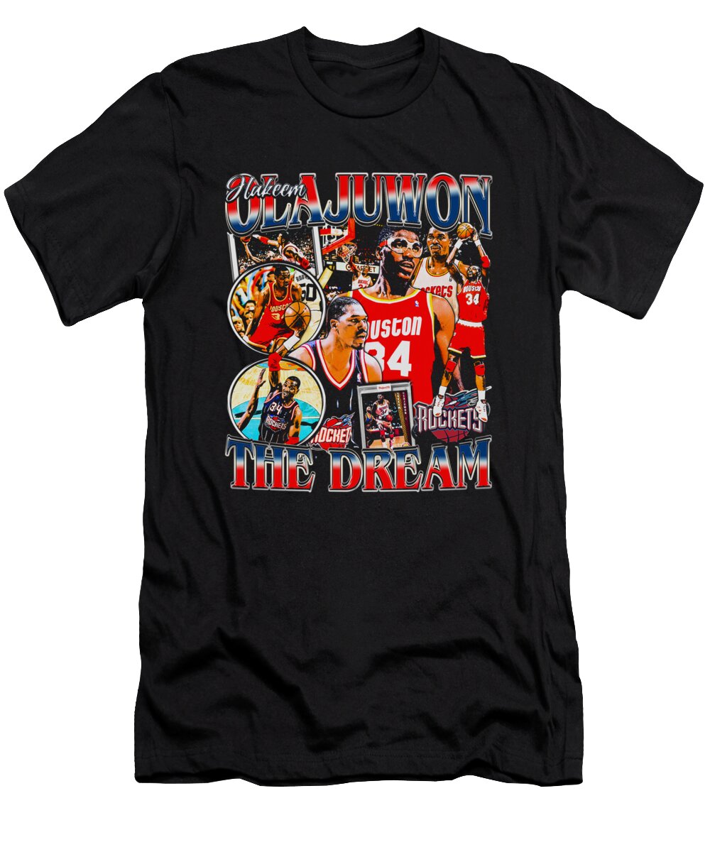 Hakeem Olajuwon the Dream Vintage Bootleg Ozlem Altin T-Shirt