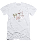 Hand Drawn of Glass of Tea with Pot and Sandwich Iam Nee T-Shirt