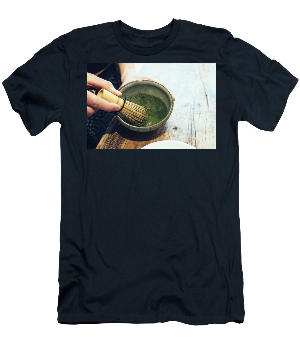 Hand Whisking a Matcha Tea Les Classics T-Shirt