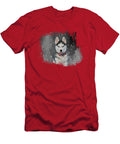 Handsome Husky in the Snow Elisabeth Lucas T-Shirt