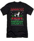 Hanging Out Mom Siberian Husky Christmas Tinh Tran Le Thanh T-Shirt
