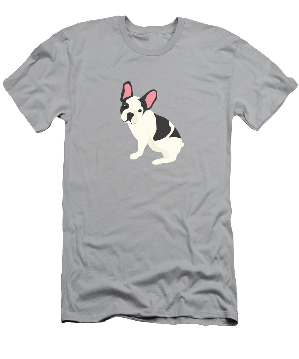 Hanging Plants and a French Bulldog in a Midcentury Interior Little Bunny Sunshine T-Shirt