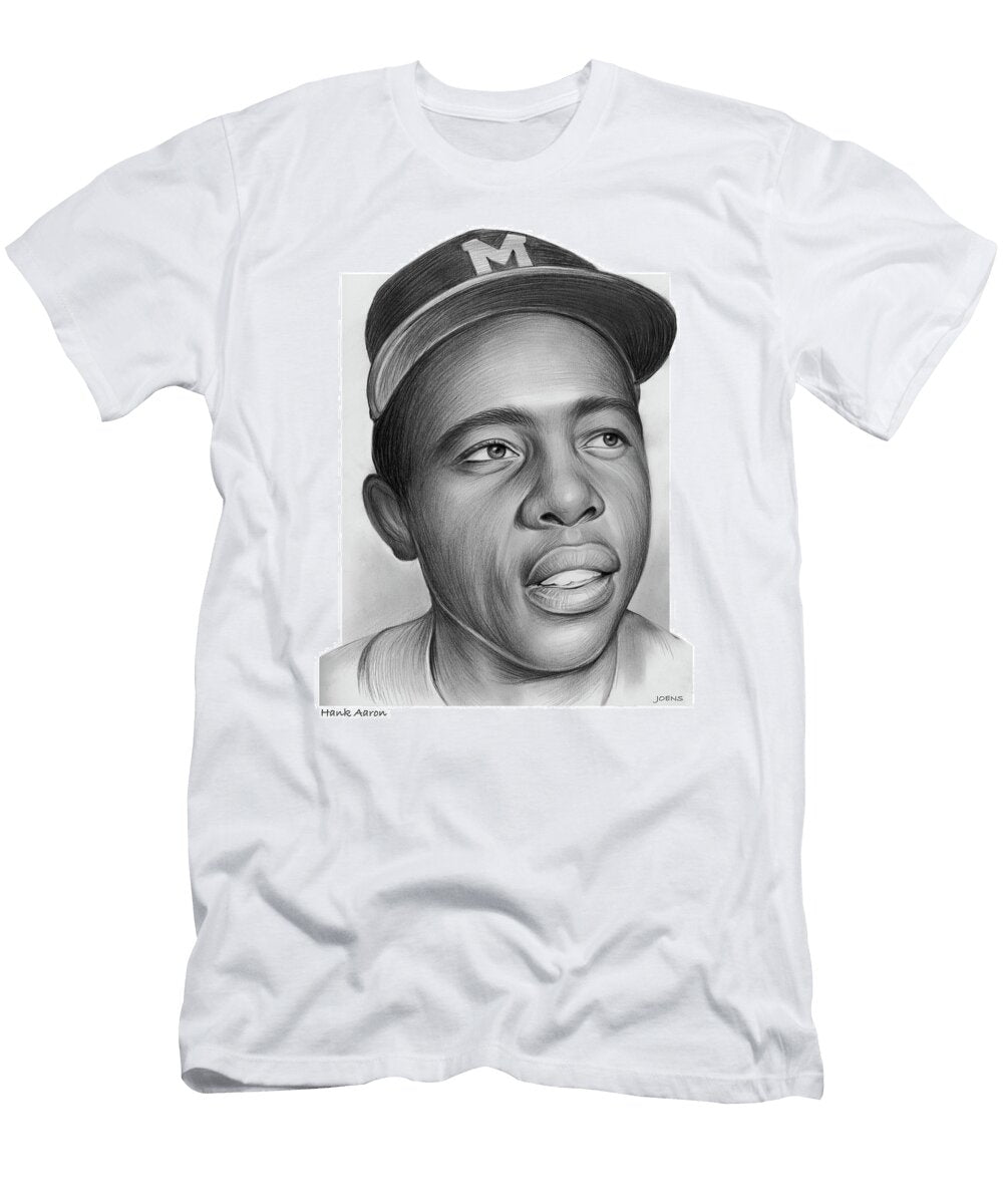 Hank Aaron Greg Joens T-Shirt
